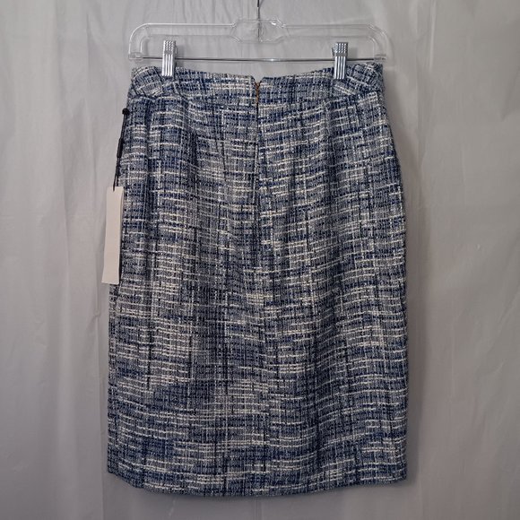 CALVIN KLEIN WOMEN'S TWEED SUIT SKIRT - Picture 3 of 10